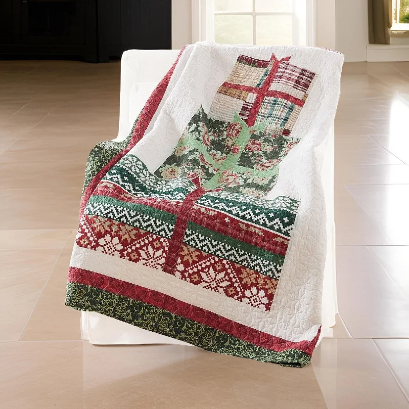King - size blankets to cover large beds comfortablyKing - size blankets to cover large beds comfortably50 x 60 Cotton Quilted Throw Blanket with Fill, Winter Gifts, Multicolor