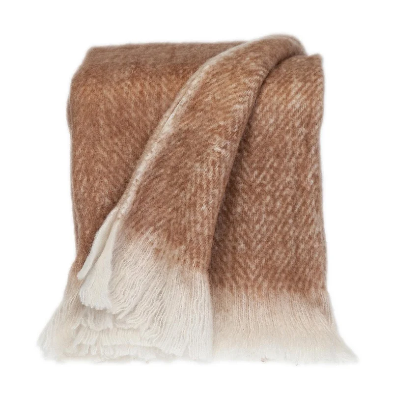 Mohair blankets with a unique sheen and softnessMohair blankets with a unique sheen and softnessNagar Transitional Brown 52" x 67" Woven Handloom Throw Mohair blankets with a unique sheen and softnessMohair blankets with a unique sheen and softnessNagar Transitional Brown 52" x 67" Woven Handloom Throw