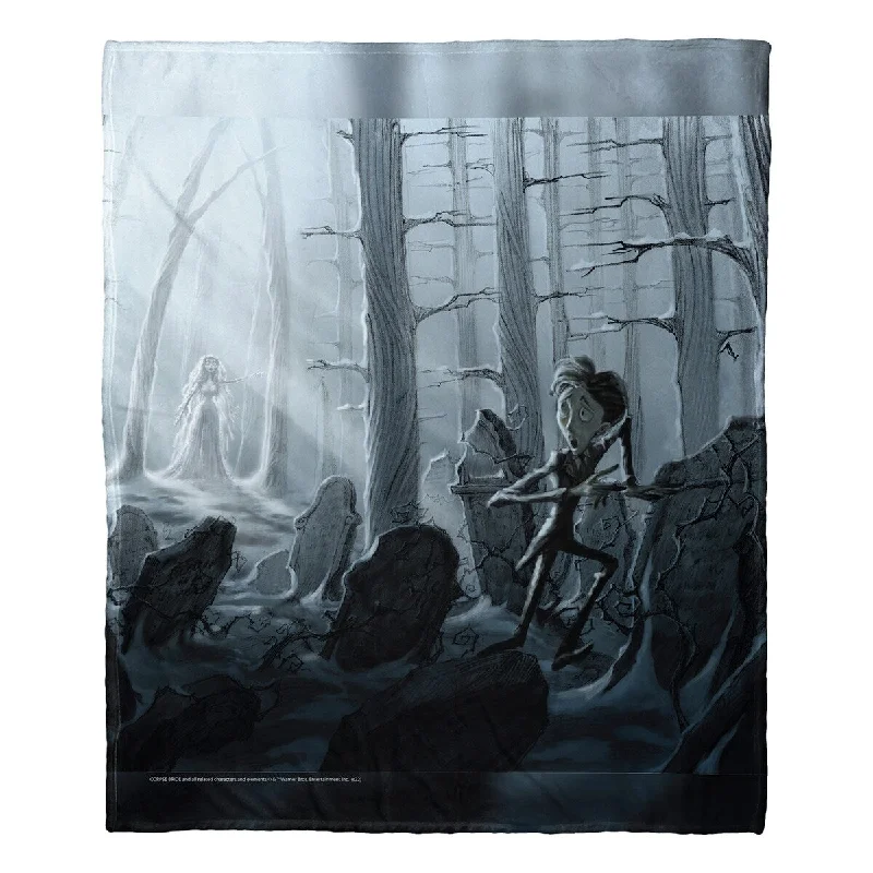 Recycled polyester blankets for an eco - conscious optionRecycled polyester blankets for an eco - conscious optionWarner Brothers Corpse Bride Love of the Chase Silk Touch Throw Blanket