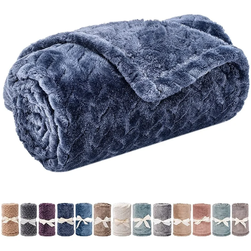Chenille blankets with a thick and fuzzy textureChenille blankets with a thick and fuzzy textureBaby Blanket or Pet Blanket, Comfy Soft Warm