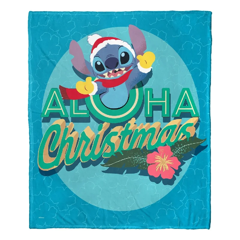 Microfiber blankets that are durable and easy to care forMicrofiber blankets that are durable and easy to care forLilo & Stitch, Festive Aloha Silk Touch Throw Blanket