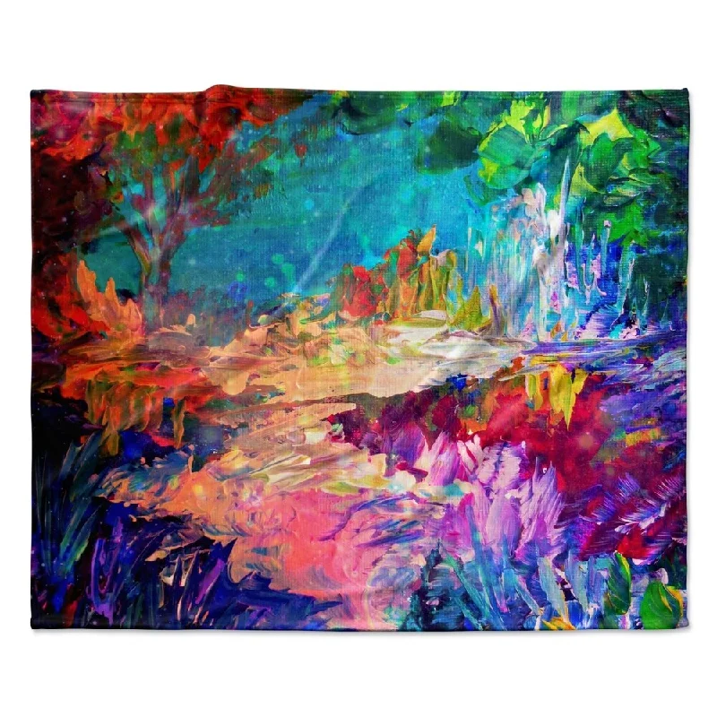 Recycled polyester blankets for an eco - conscious optionRecycled polyester blankets for an eco - conscious optionKESS InHouse Ebi Emporium "Welcome to Utopia" Fleece Blanket - Multi-color - 80" x 60" Recycled polyester blankets for an eco - conscious optionRecycled polyester blankets for an eco - conscious optionKESS InHouse Ebi Emporium "Welcome to Utopia" Fleece Blanket - Multi-color - 80" x 60"