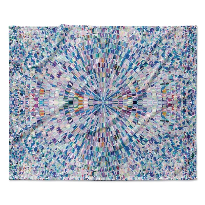 Chenille blankets with a thick and fuzzy textureChenille blankets with a thick and fuzzy textureKESS InHouse Kathryn Pledger "Looking" Fleece Blanket - Multi-color - 60" x 50"