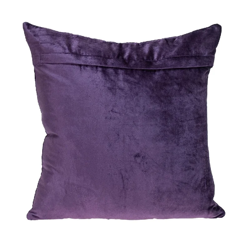 Recycled polyester blankets for an eco - conscious optionRecycled polyester blankets for an eco - conscious optionParkland Collection Zoe Transitional Quilted Purple Throw Pillow