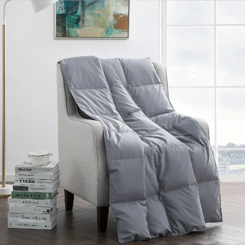 Cashmere blankets for ultimate softness and luxuryCashmere blankets for ultimate softness and luxuryUltra Lightweight Grey Down Filled Throw Blanket