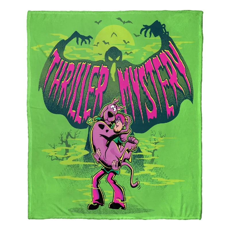 Chenille blankets with a thick and fuzzy textureChenille blankets with a thick and fuzzy textureWarner Brothers Scooby-Doo Thriller Mystery Silk Touch Throw Blanket Chenille blankets with a thick and fuzzy textureChenille blankets with a thick and fuzzy textureWarner Brothers Scooby-Doo Thriller Mystery Silk Touch Throw Blanket