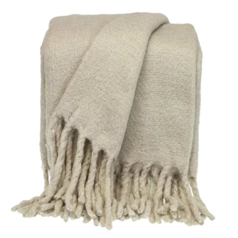 Microfiber blankets that are durable and easy to care forMicrofiber blankets that are durable and easy to care forKiran Transitional Beige 52" X 67" Woven Handloom Throw Blanket