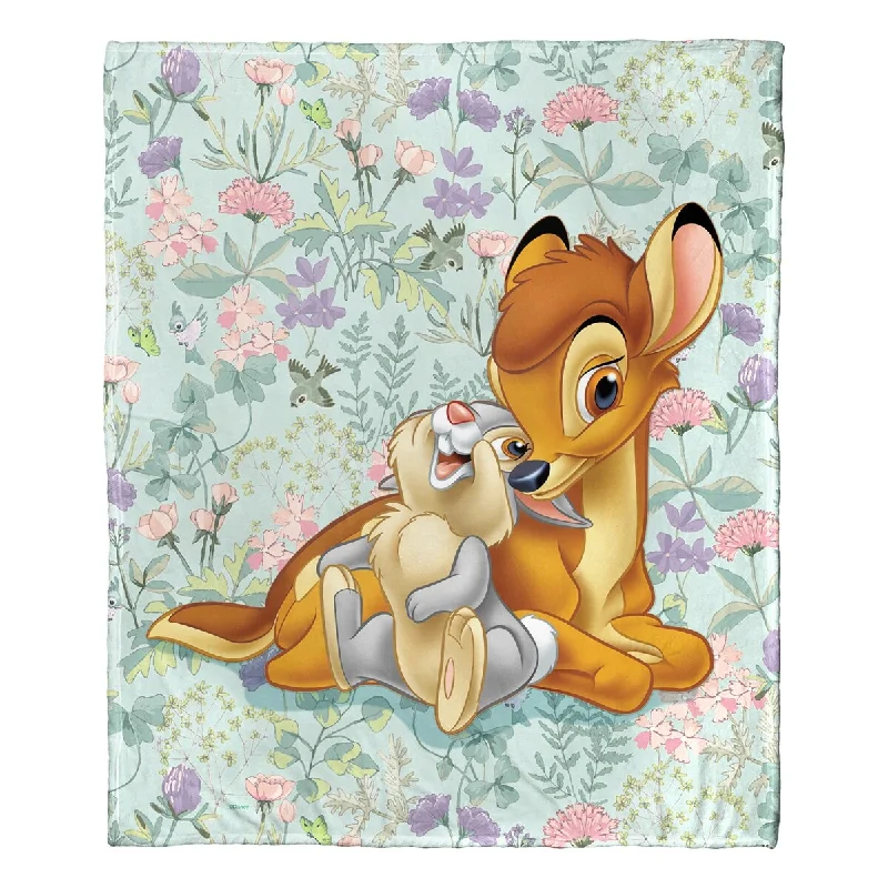 Rayon from bamboo blankets for a silky and breathable feelRayon from bamboo blankets for a silky and breathable feelDisney Bambi 80th Celebration Botanical Duo Silk Touch Throw Blanket Rayon from bamboo blankets for a silky and breathable feelRayon from bamboo blankets for a silky and breathable feelDisney Bambi 80th Celebration Botanical Duo Silk Touch Throw Blanket
