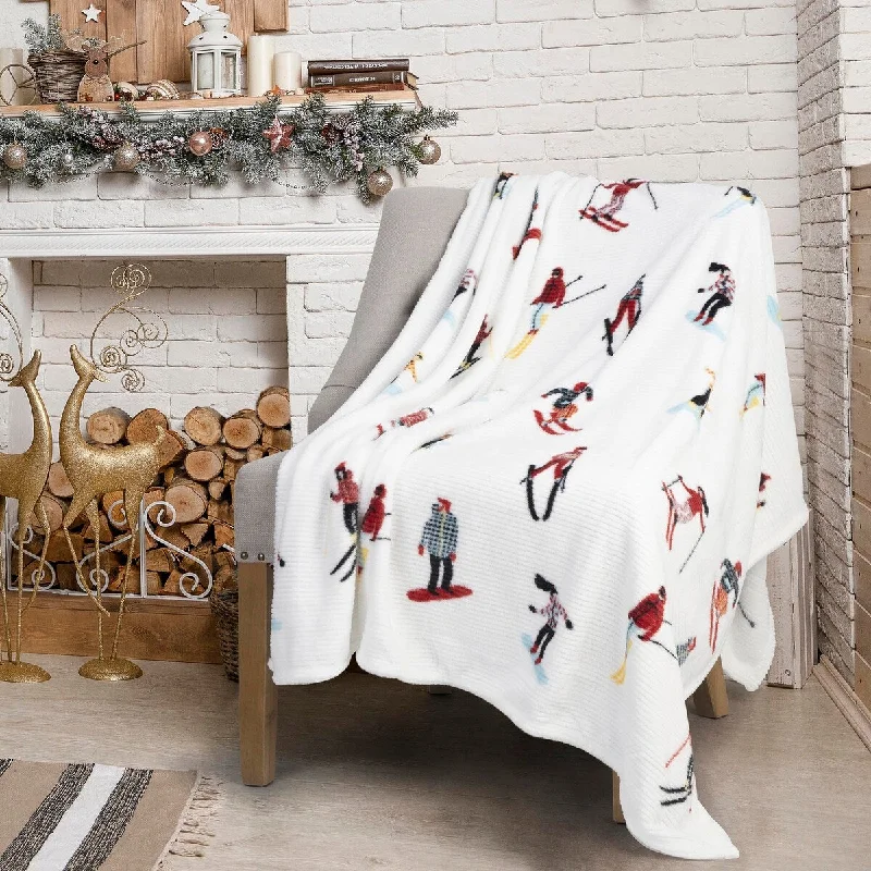Linen blankets with a rustic and textured lookLinen blankets with a rustic and textured lookPremium Flannel Christmas Throw Blanket 60in x 48in (Ski Getaway) Linen blankets with a rustic and textured lookLinen blankets with a rustic and textured lookPremium Flannel Christmas Throw Blanket 60in x 48in (Ski Getaway)
