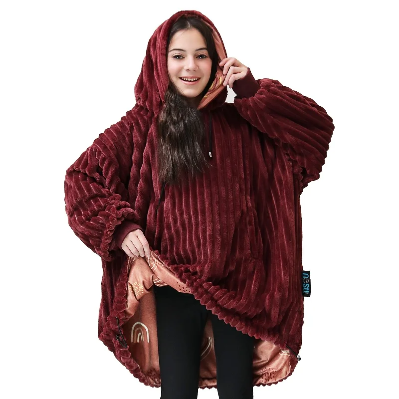 Burgundy/Rainbow