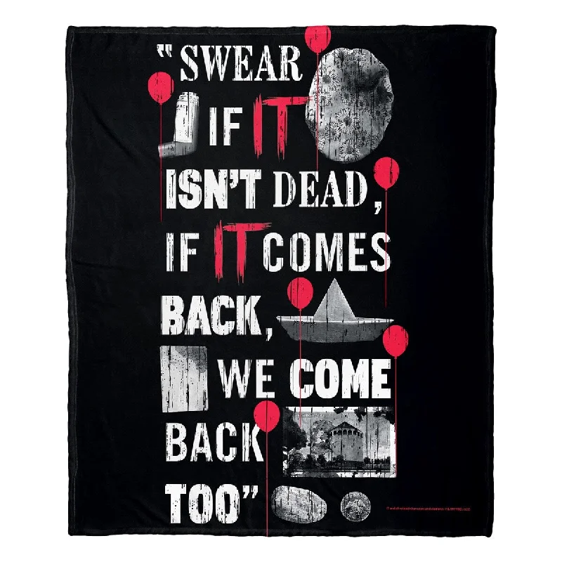 Chenille blankets with a thick and fuzzy textureChenille blankets with a thick and fuzzy textureWarner Brothers It 2 We'll Be Back Silk Touch Throw Blanket Chenille blankets with a thick and fuzzy textureChenille blankets with a thick and fuzzy textureWarner Brothers It 2 We'll Be Back Silk Touch Throw Blanket