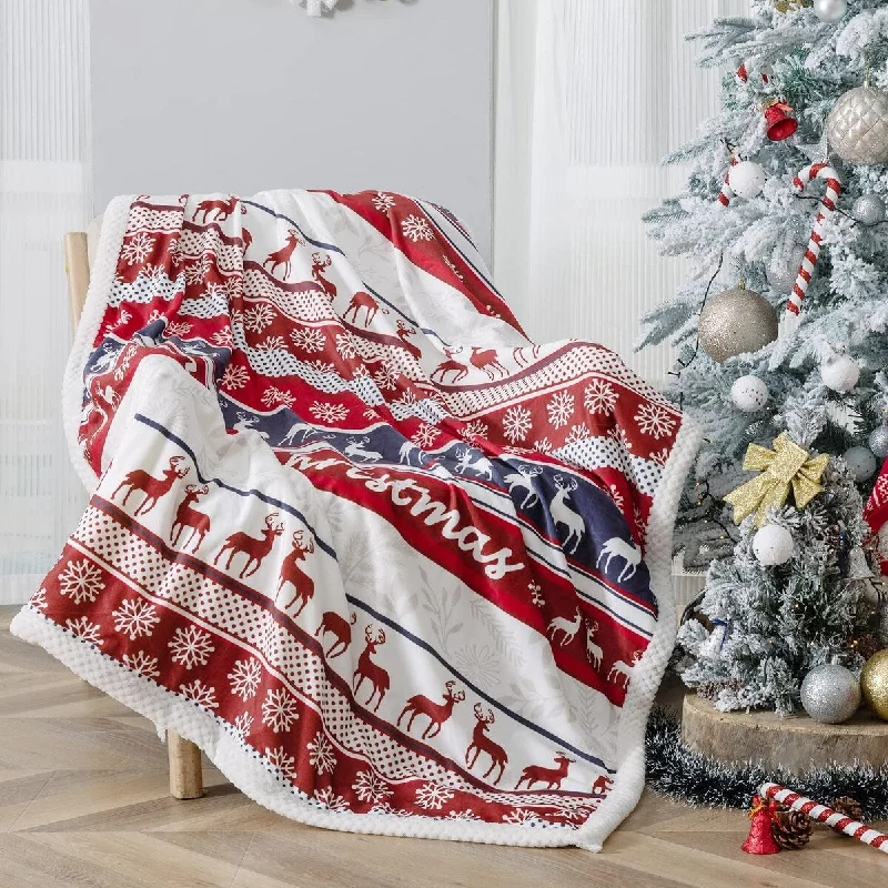 Recycled polyester blankets for an eco - conscious optionRecycled polyester blankets for an eco - conscious optionChristmas Throw Blanket, Super Soft Cozy
