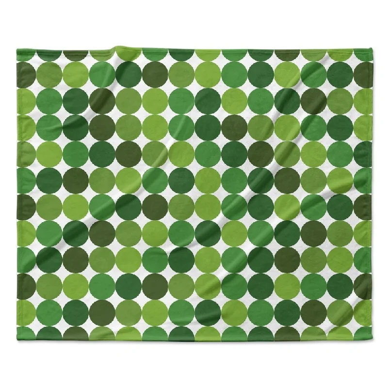 Cashmere blankets for ultimate softness and luxuryCashmere blankets for ultimate softness and luxuryKESS InHouse KESS Original "Noblefur Green" Fleece Blanket - Multi-color - 80" x 60"