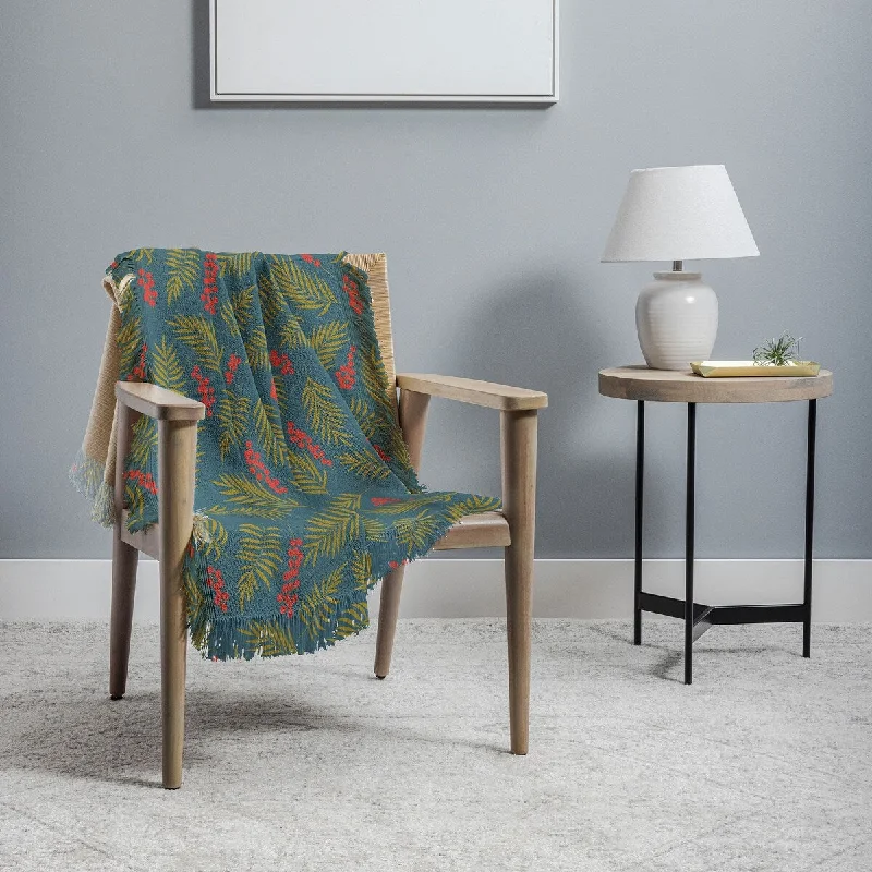 Microfiber blankets that are durable and easy to care forMicrofiber blankets that are durable and easy to care forEmanuela Carratoni Festive Mistletoe Throw Blanket