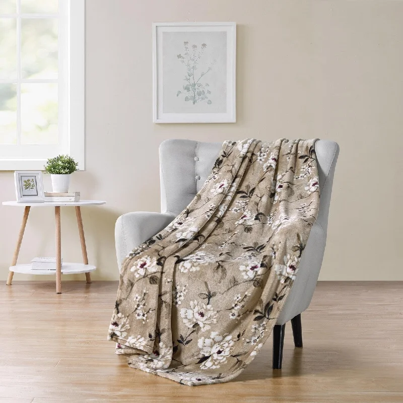 Bamboo fiber blankets with natural antibacterial propertiesBamboo fiber blankets with natural antibacterial propertiesEverlie Floral Plush 50" x 70" Throw Bamboo fiber blankets with natural antibacterial propertiesBamboo fiber blankets with natural antibacterial propertiesEverlie Floral Plush 50" x 70" Throw