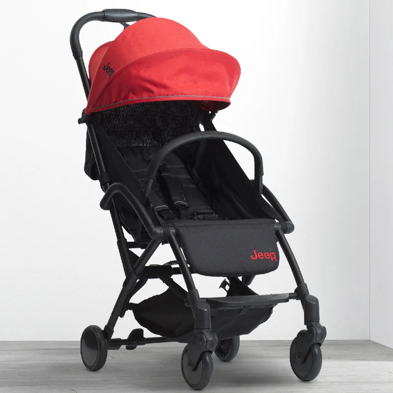 Gel - infused memory foam mattresses for cooler sleepJeep Breeze Stroller