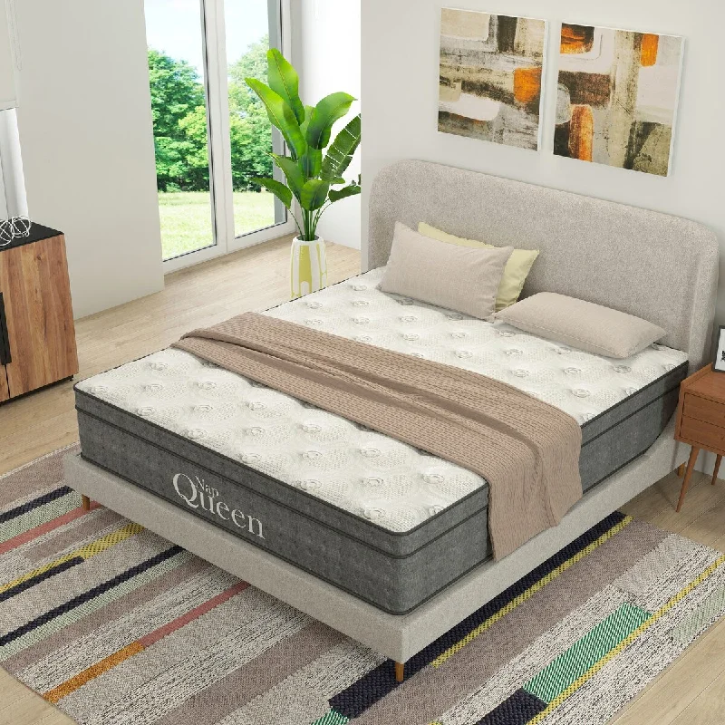 Organic cotton mattresses for a chemical - free sleep surfaceNap Queen Victoria Cool Gel Hybrid Mattress,King Organic cotton mattresses for a chemical - free sleep surfaceNap Queen Victoria Cool Gel Hybrid Mattress,King