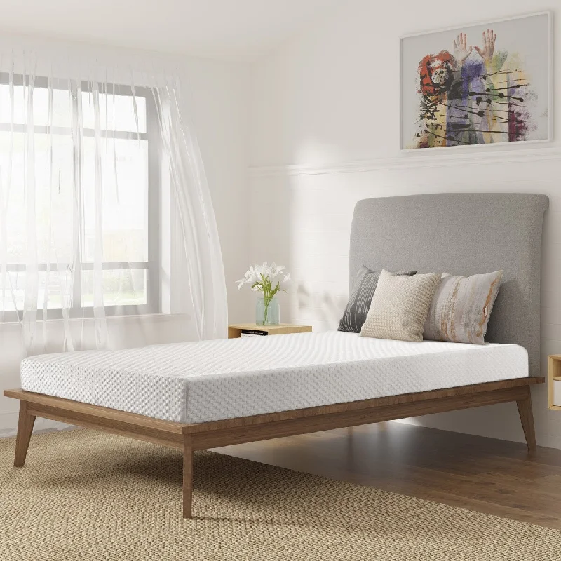Hybrid mattresses combining foam and innerspring technology6 Inch Cool-Gel Memory Foam Mattress, Medium Firmness, Motion Isolation (Queen)