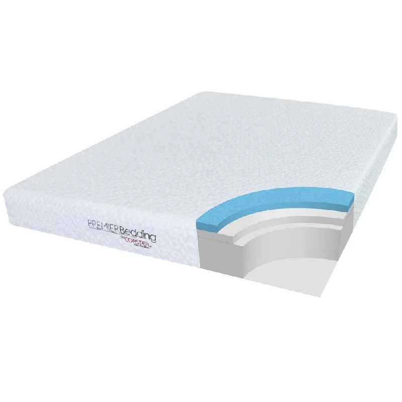 Hybrid mattresses combining foam and innerspring technologyCaspian White 8-inch Memory Foam Mattress Hybrid mattresses combining foam and innerspring technologyCaspian White 8-inch Memory Foam Mattress