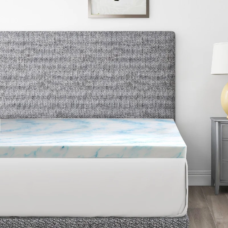 Queen - size mattresses for couples and standard bedrooms2 Inch Gel and Aloe Infused Memory Foam Mattress Topper Queen - size mattresses for couples and standard bedrooms2 Inch Gel and Aloe Infused Memory Foam Mattress Topper