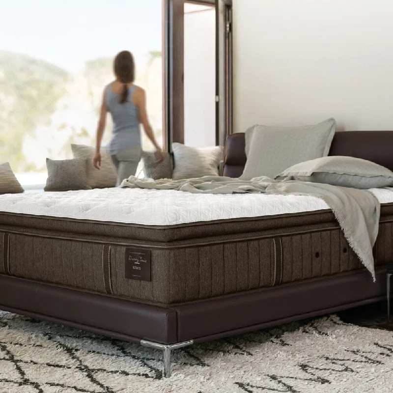 Wool - filled mattresses for natural insulation and moisture - wickingStearns & Foster Scarborough 14-inch Plush Euro Pillow Top Split California King-size Mattress Set Wool - filled mattresses for natural insulation and moisture - wickingStearns & Foster Scarborough 14-inch Plush Euro Pillow Top Split California King-size Mattress Set