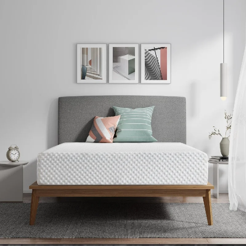 Wool - filled mattresses for natural insulation and moisture - wicking12 Inches Gel Memory Foam Mattress, Fits All Foundation Types