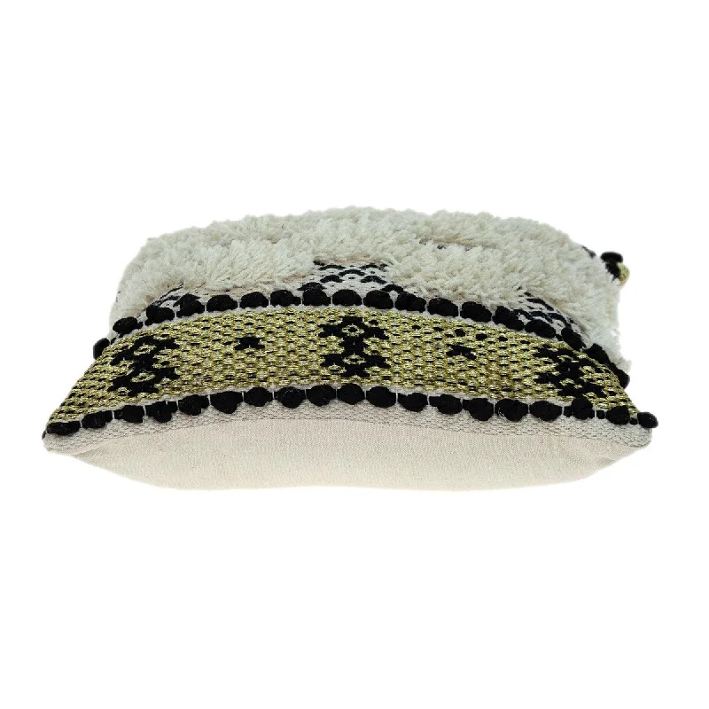 Lumbar Support Pillows for Car SeatsShaggy Woven Throw Pillow