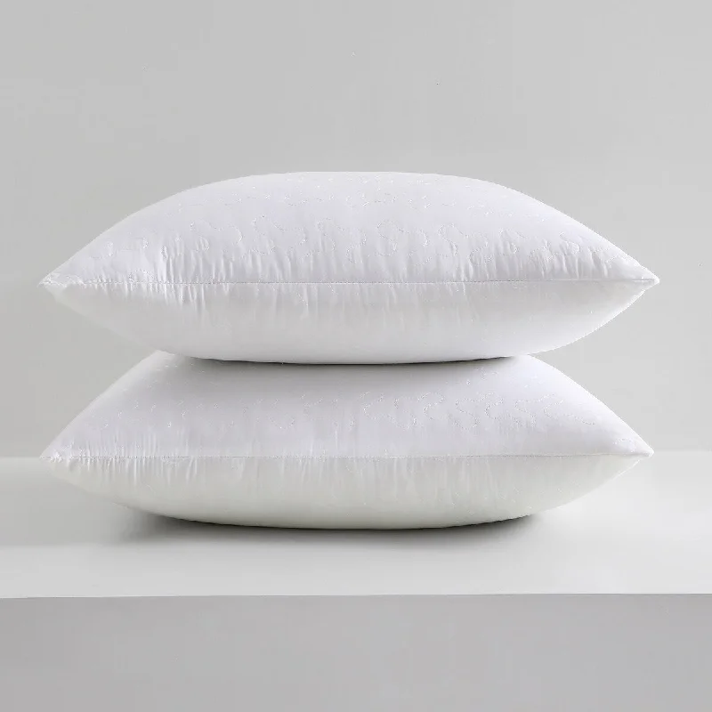 Square Pillows for Modern Home DecorShatex Firm Bed Pillow, Firm Pillow for Back and Side Sleepers, Standard, White