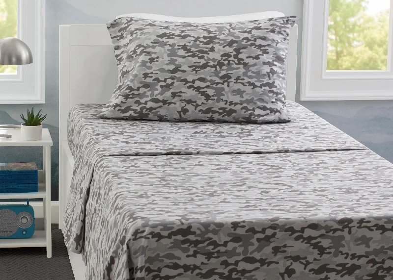 Natural latex and organic cotton blend mattressesCamo 3-Piece Twin Sheet Set