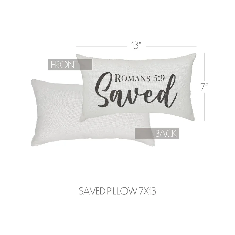 Down Alternative Pillows for Ethical ChoicesRisen Saved Pillow 7x13