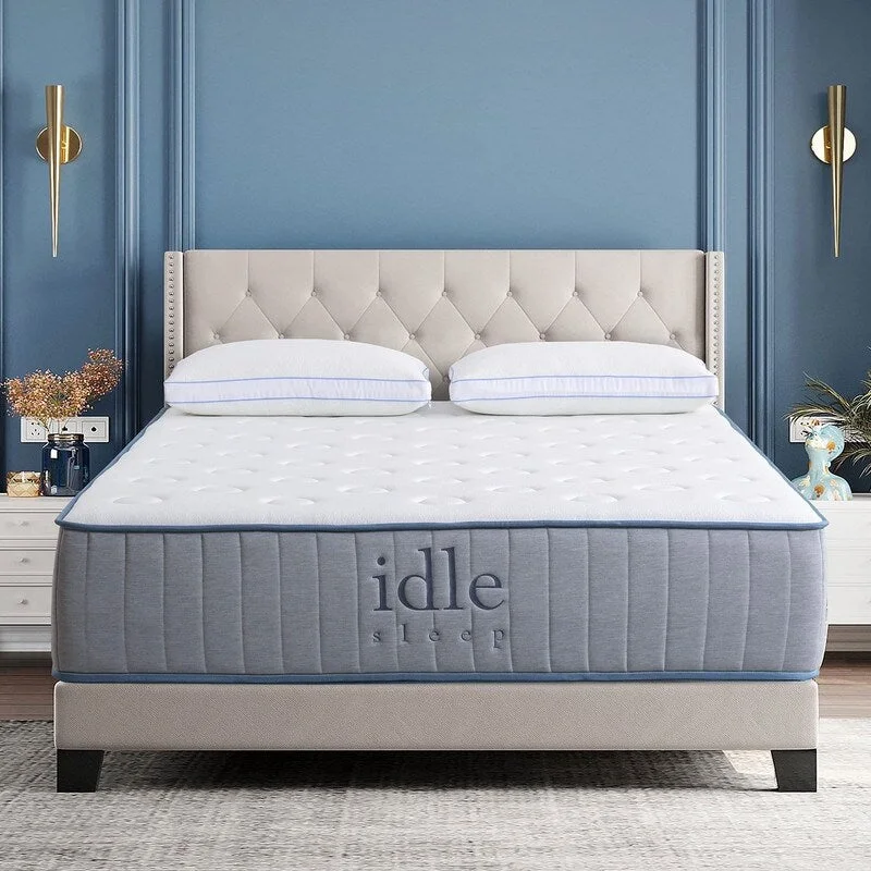 Hybrid mattresses combining foam and innerspring technology14 Inch Cool Touch Comfort Hybrid Mattress Two-sided Medium Firm Cover Hybrid mattresses combining foam and innerspring technology14 Inch Cool Touch Comfort Hybrid Mattress Two-sided Medium Firm Cover