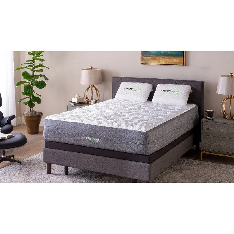 Wool - filled mattresses for natural insulation and moisture - wickingGhostBed Luxe 13 inch Cool Gel Memory Foam Mattress in the Box- Made in USA Wool - filled mattresses for natural insulation and moisture - wickingGhostBed Luxe 13 inch Cool Gel Memory Foam Mattress in the Box- Made in USA