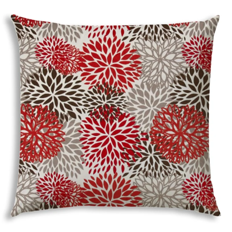 Back Support Pillows for Office ChairsBrown Indoor/Outdoor Pillow - Sewn Closure - Multicolor