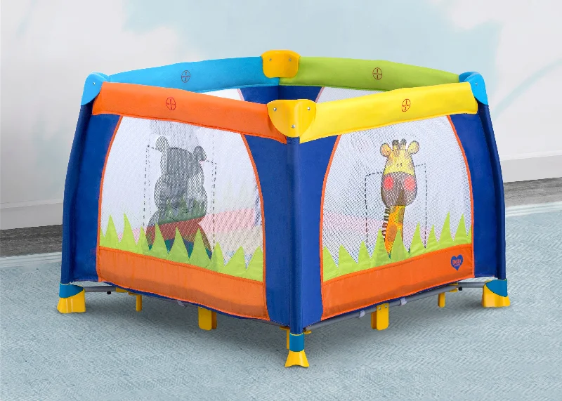 Gel - infused memory foam mattresses for cooler sleepFun Time 36 x 36 Play Yard