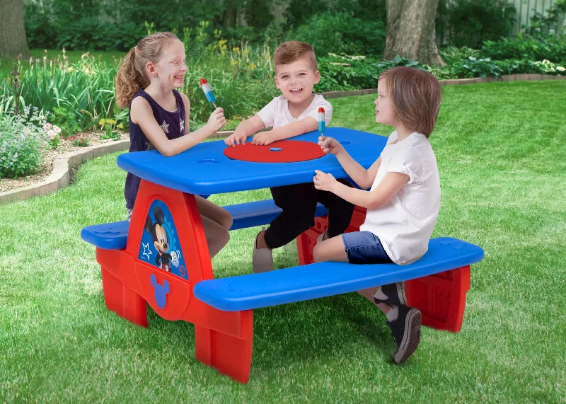 Polyester - foam mattresses for budget - friendly optionsMickey Mouse 4 Seat Activity Picnic Table with LEGO Compatible Tabletop Polyester - foam mattresses for budget - friendly optionsMickey Mouse 4 Seat Activity Picnic Table with LEGO Compatible Tabletop