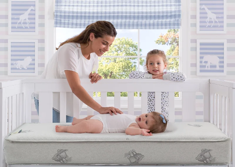 Latex mattresses with natural bounce and breathabilitySerta Perfect Sleeper Cheery Days Crib and Toddler Mattress