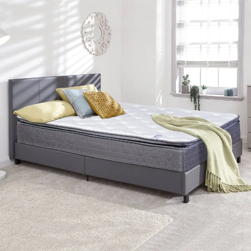 Hybrid mattresses combining foam and innerspring technology10-Inch Pillow Top Foam Encased Medium Plush For Advanced Back Support innerspring mattress. Hybrid mattresses combining foam and innerspring technology10-Inch Pillow Top Foam Encased Medium Plush For Advanced Back Support innerspring mattress.