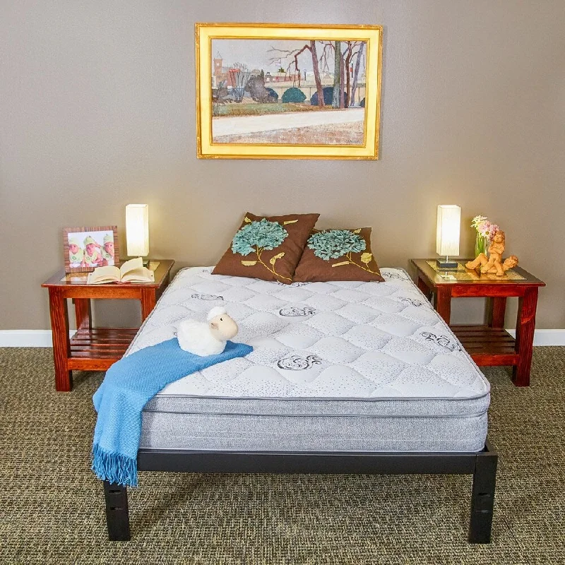Latex mattresses with natural bounce and breathabilityWolf Pure and Simple 8-inch Pillow Top Innerspring Mattress Latex mattresses with natural bounce and breathabilityWolf Pure and Simple 8-inch Pillow Top Innerspring Mattress