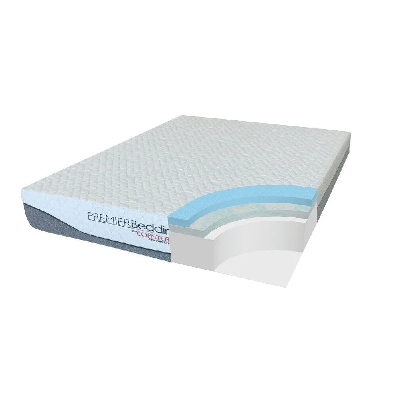 Latex mattresses with natural bounce and breathabilityMadigan Grey and White 10-inch Memory Foam Mattress Latex mattresses with natural bounce and breathabilityMadigan Grey and White 10-inch Memory Foam Mattress