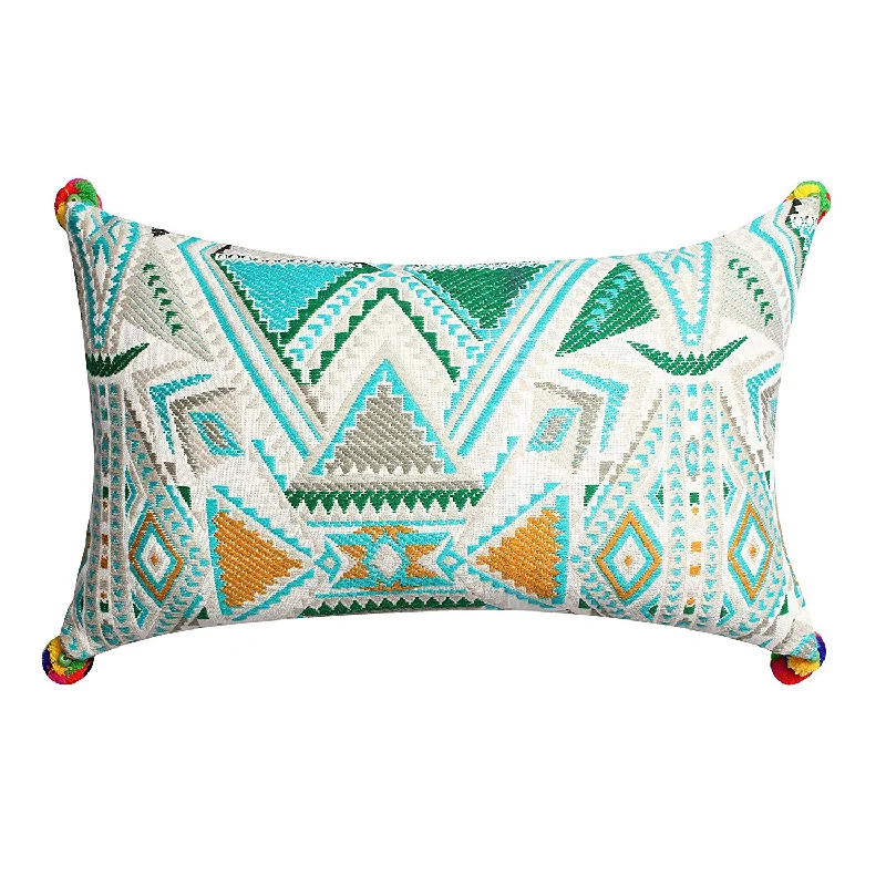 Lumbar Support Pillows for Car SeatsBenzara 12 x 20 Cotton Hand Woven Dhurri Pillow with Geometric Details, Multicolor Lumbar Support Pillows for Car SeatsBenzara 12 x 20 Cotton Hand Woven Dhurri Pillow with Geometric Details, Multicolor