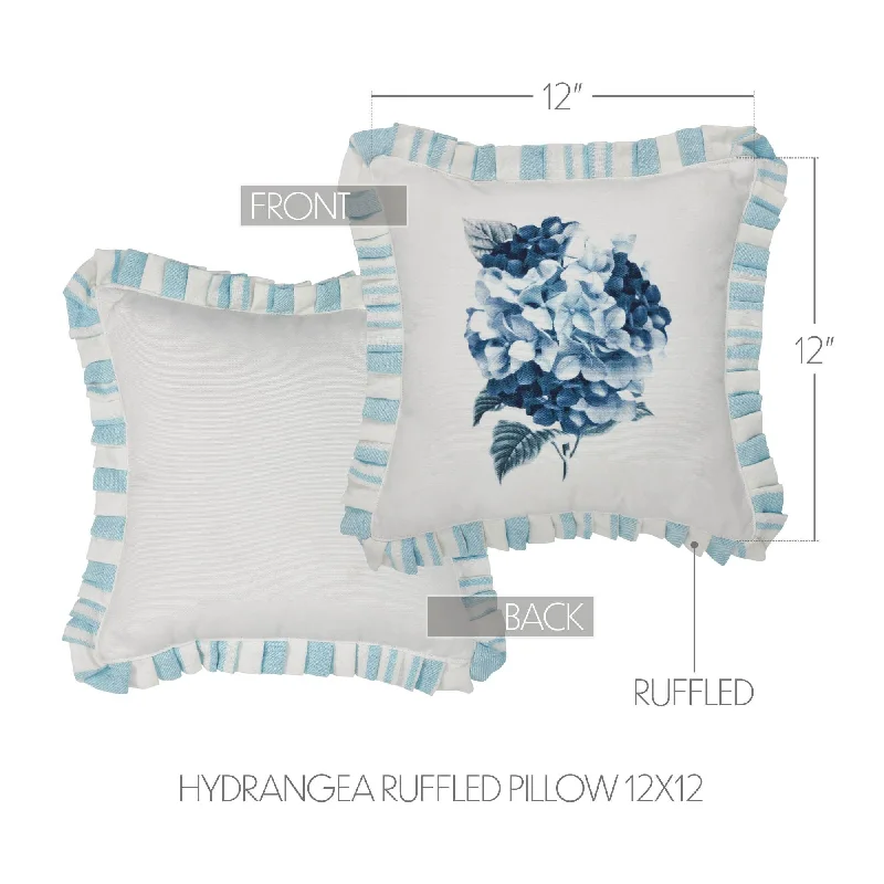 Back Support Pillows for Office ChairsFinders Keepers Hydrangea Ruffled Pillow 12x12