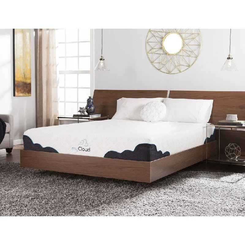 Memory foam mattresses for pressure relief and contouringmyCloud Cumulus 10-inch King-size Gel Memory Foam Mattress Memory foam mattresses for pressure relief and contouringmyCloud Cumulus 10-inch King-size Gel Memory Foam Mattress