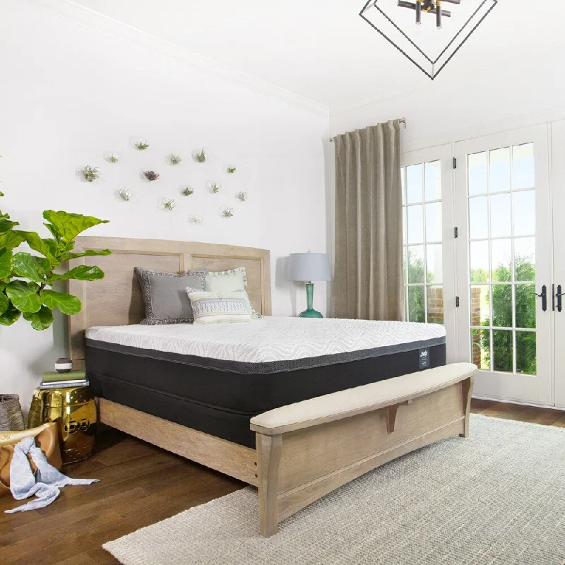 Memory foam mattresses for pressure relief and contouringSealy Hybrid Essentials 12-inch Split California King-size Mattress