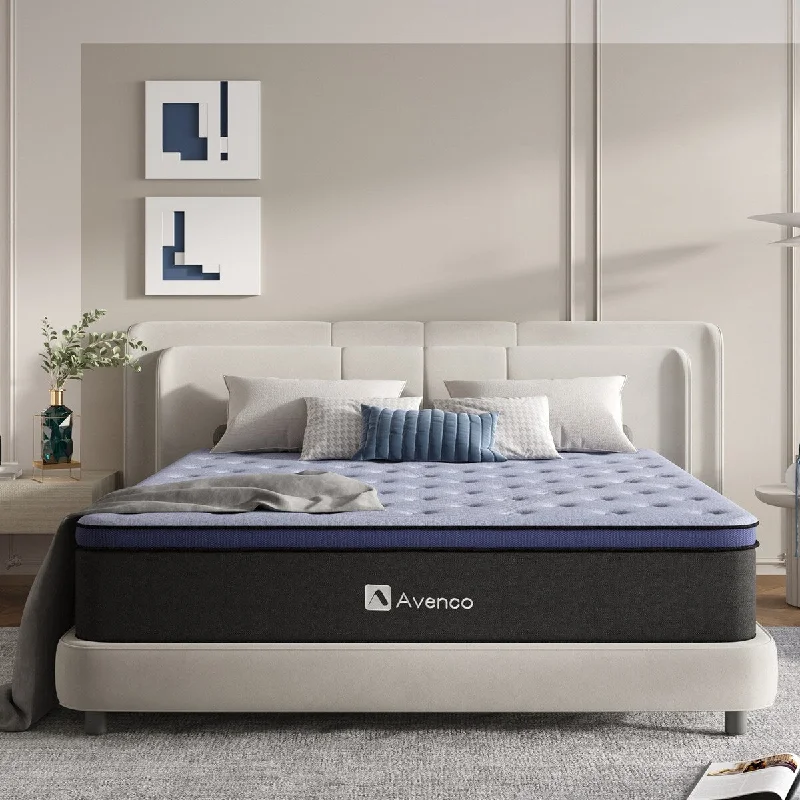 Queen - size mattresses for couples and standard bedroomsAvenco Hybrid Mattress 10 Inch Medium Firm Mattress in a Box, Pocket Innerspring for Motion Isolation Queen - size mattresses for couples and standard bedroomsAvenco Hybrid Mattress 10 Inch Medium Firm Mattress in a Box, Pocket Innerspring for Motion Isolation