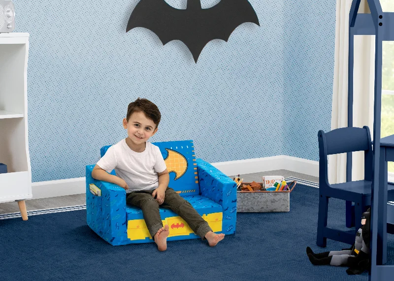 Wool - filled mattresses for natural insulation and moisture - wickingBatman Cozee Flip-Out Chair - 2-in-1 Convertible Chair to Lounger for Kids Wool - filled mattresses for natural insulation and moisture - wickingBatman Cozee Flip-Out Chair - 2-in-1 Convertible Chair to Lounger for Kids