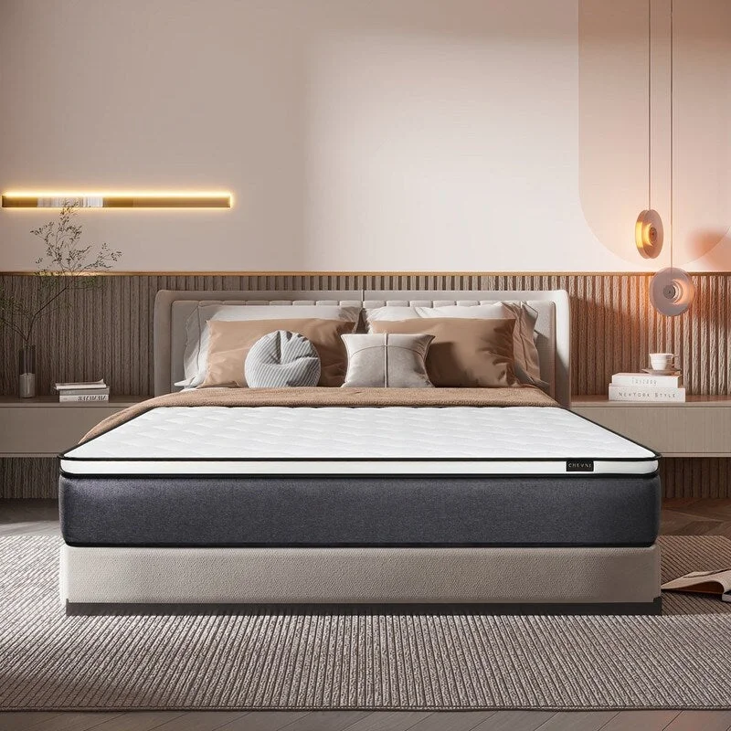 Natural latex and organic cotton blend mattressesLuxary 10 inch Gel Memory Foam Mattress Medium Firmness Knitted Fabric Tight Cover with Pocket Springs GREY - Black Natural latex and organic cotton blend mattressesLuxary 10 inch Gel Memory Foam Mattress Medium Firmness Knitted Fabric Tight Cover with Pocket Springs GREY - Black