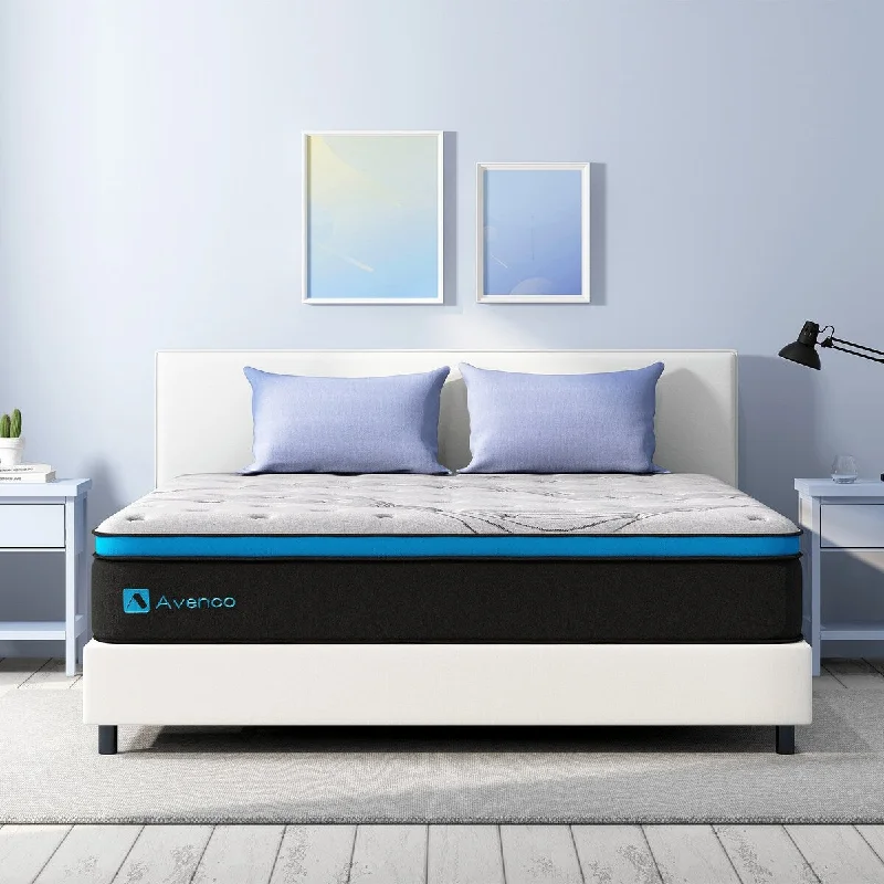 Polyester - foam mattresses for budget - friendly optionsAvenco 10" Medium Pillow Top Hybrid Mattress Polyester - foam mattresses for budget - friendly optionsAvenco 10" Medium Pillow Top Hybrid Mattress