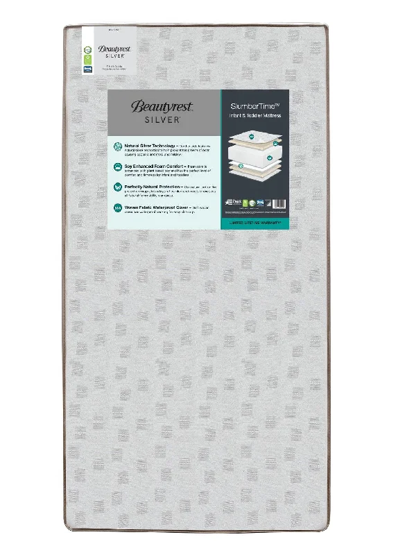 Innerspring mattresses with coil counts for supportBeautyrest Silver Slumbertime Crib and Toddler Mattress Innerspring mattresses with coil counts for supportBeautyrest Silver Slumbertime Crib and Toddler Mattress