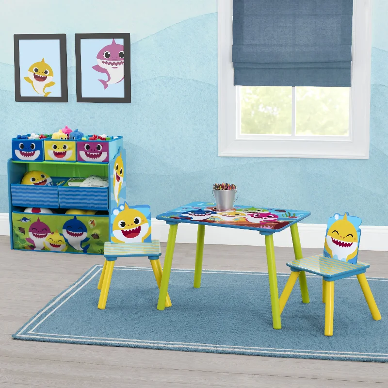 Latex mattresses with natural bounce and breathabilityBaby Shark 4-Piece Playroom Solution – Set Includes Table and 2 Chairs and 6-Bin Toy Organizer Latex mattresses with natural bounce and breathabilityBaby Shark 4-Piece Playroom Solution – Set Includes Table and 2 Chairs and 6-Bin Toy Organizer