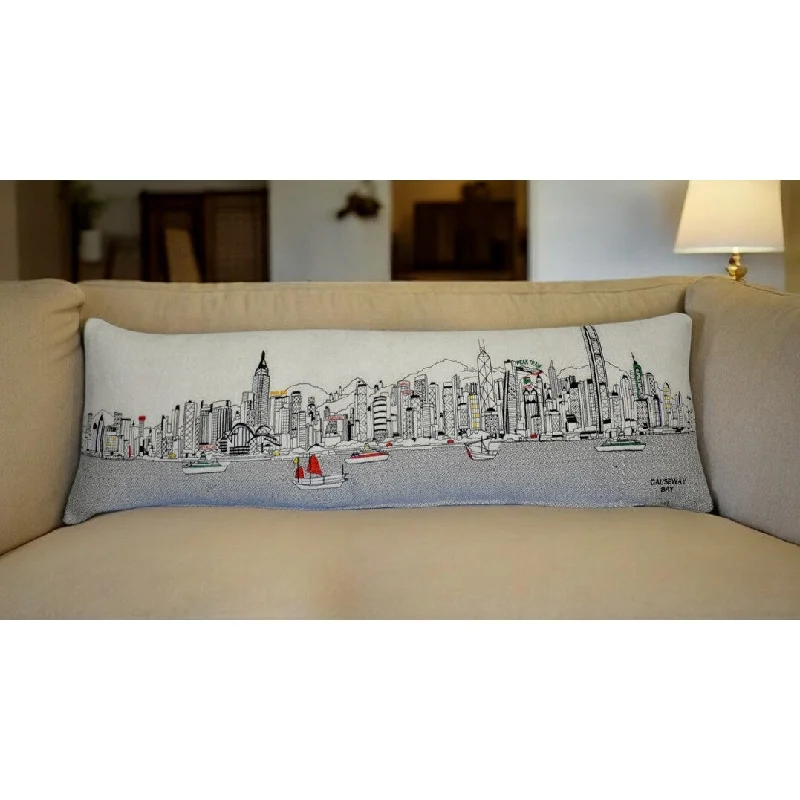 Down Alternative Pillows for Ethical Choices14" X 45" Cream Hometown Pride Wool Lumbar Throw Pillow Down Alternative Pillows for Ethical Choices14" X 45" Cream Hometown Pride Wool Lumbar Throw Pillow